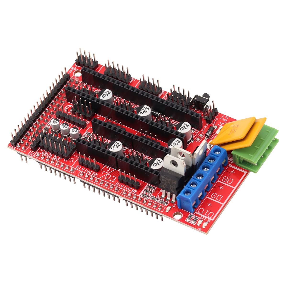 Controllore della stampante 3D RAMPE 1.4 Mega Shield per Arduino Reprap Prusa Mendel (2 pezzi)