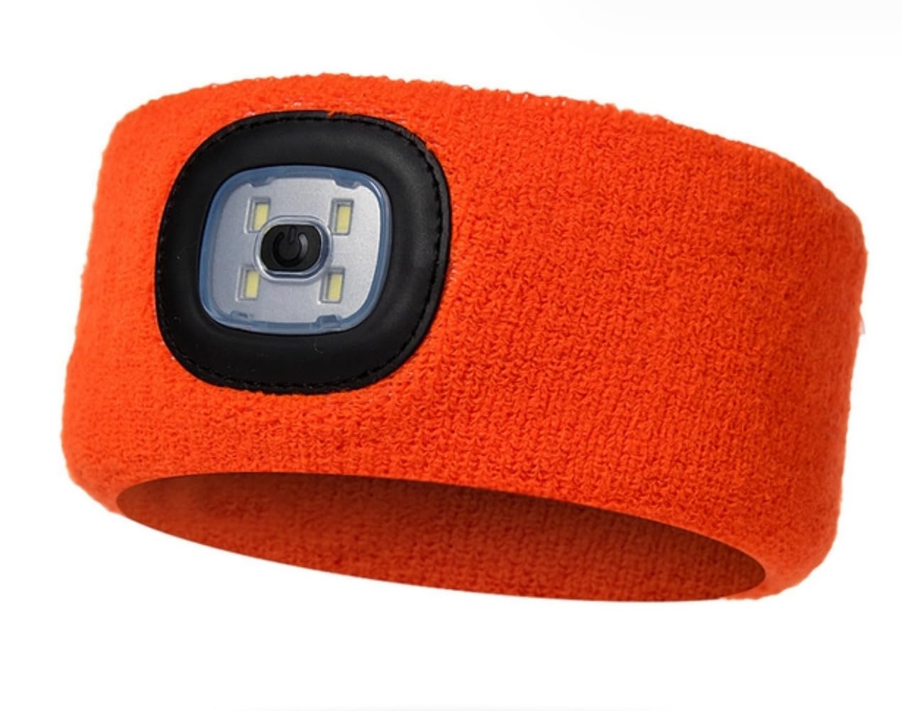 Fascia luminosa ricaricabile – Faro LED – Torcia elettrica | Torcia frontale impermeabile regolabile con sensore di movimento, comoda fascia leggera per jogging, escursionismo e cam