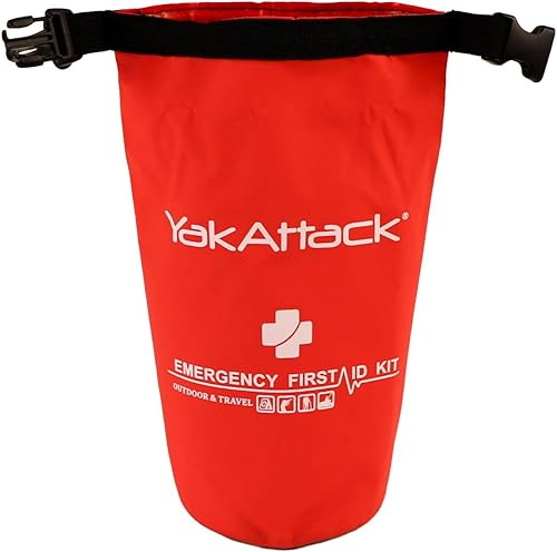 Miniatura 3 de YakAttack Kit de primeros auxilios impermeable para canotaje y kayak con bolsa seca  Esenciales de emergencia médica y de supervivencia  Equipo de