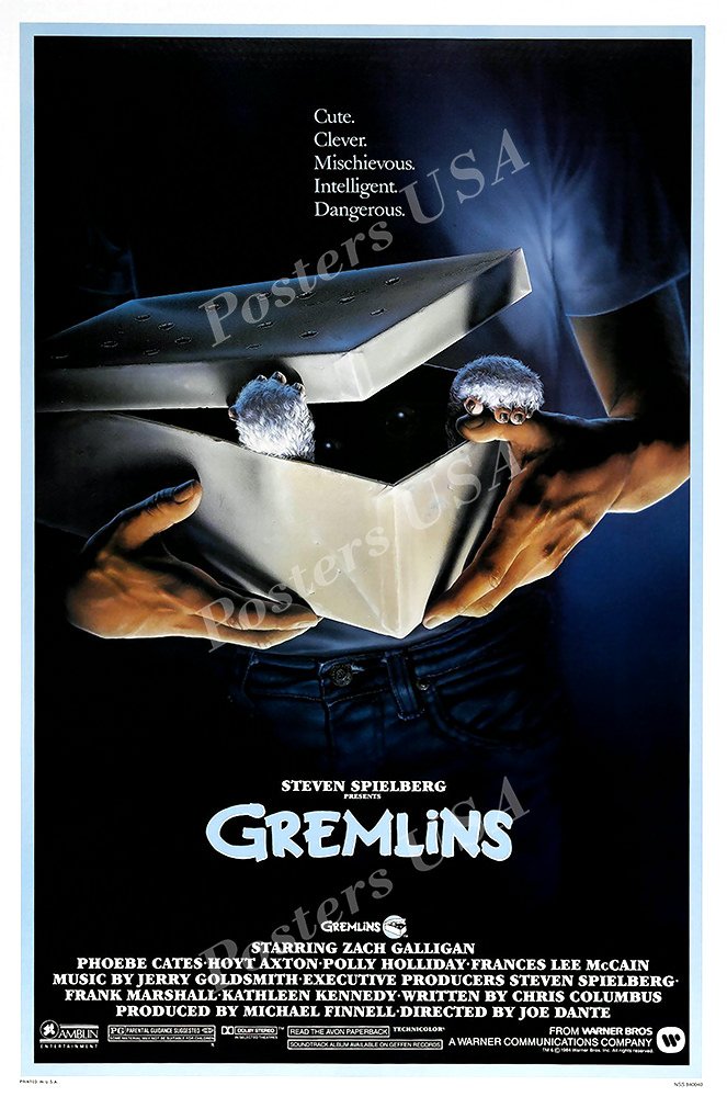 Posters USA Gremlins Steven Spielberg Movie Poster GLOSSY FINISH