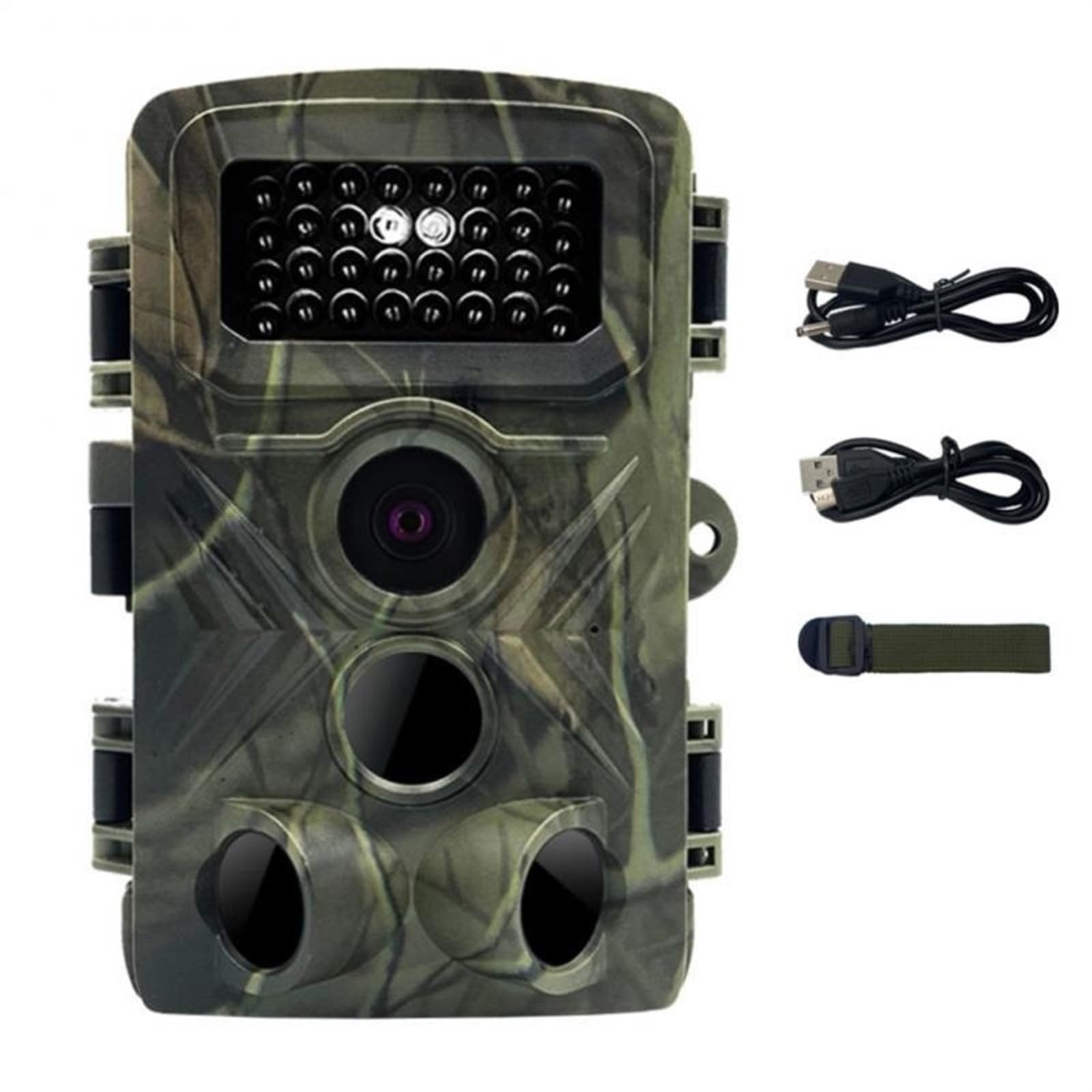 MNUvxzaewf Wildlife Camera Hunting Trail With Night Vision Waterproof Outdoor Surveillance Trap