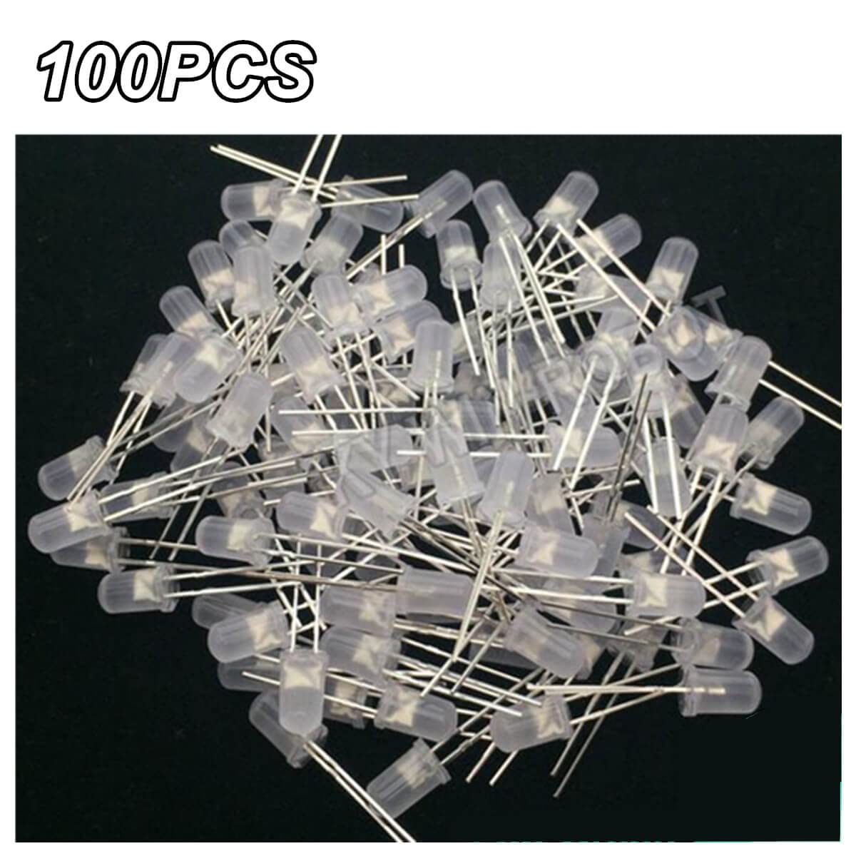 Small Color Changing Led Small Led Light 100 PCS 5mm Dual Bi-Color LED Diodes - Red/Green Polar ...