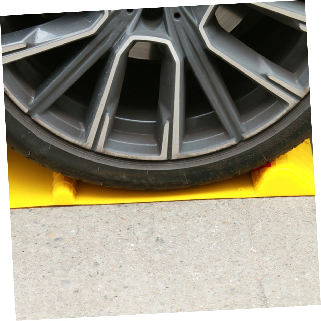 Calzo para Rueda de Coche Almohadilla de Soporte PP TPR | Tope para Vehículo, Antideslizante y Duradero, para Aparcamientos y Entradas Estilo Aleatorio
