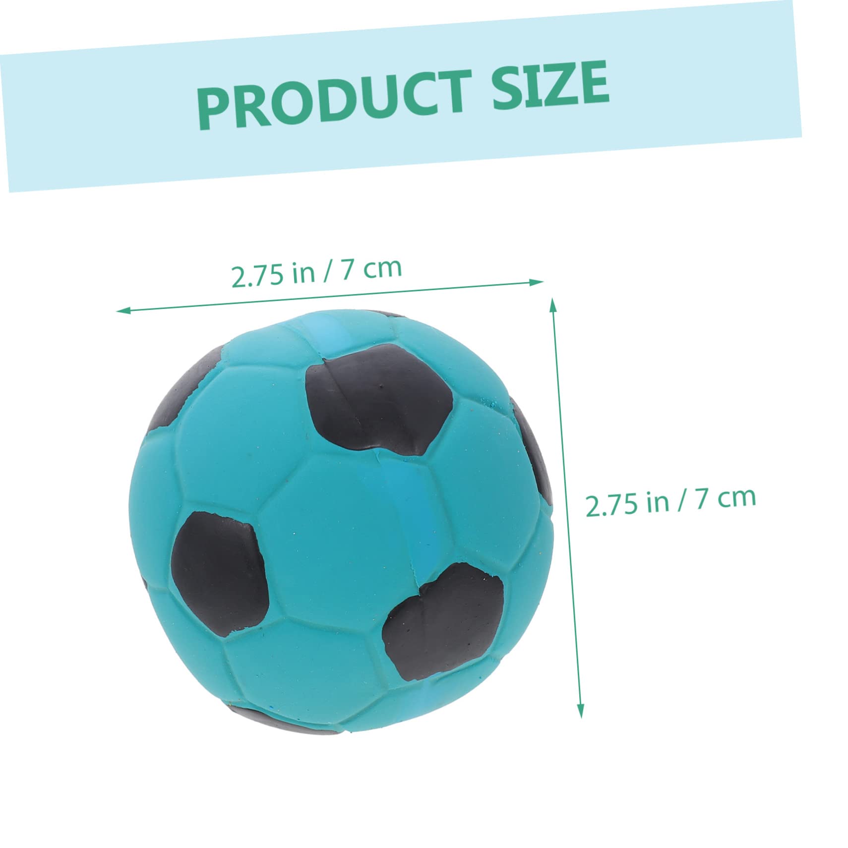 Toddmomy 12piezas Juguetes De Masticar De Caucho para Perros Interactivos y Resistentes De Fútbol para Cachorros Juguetes De Limpieza para Perros Pequeños y Medianos