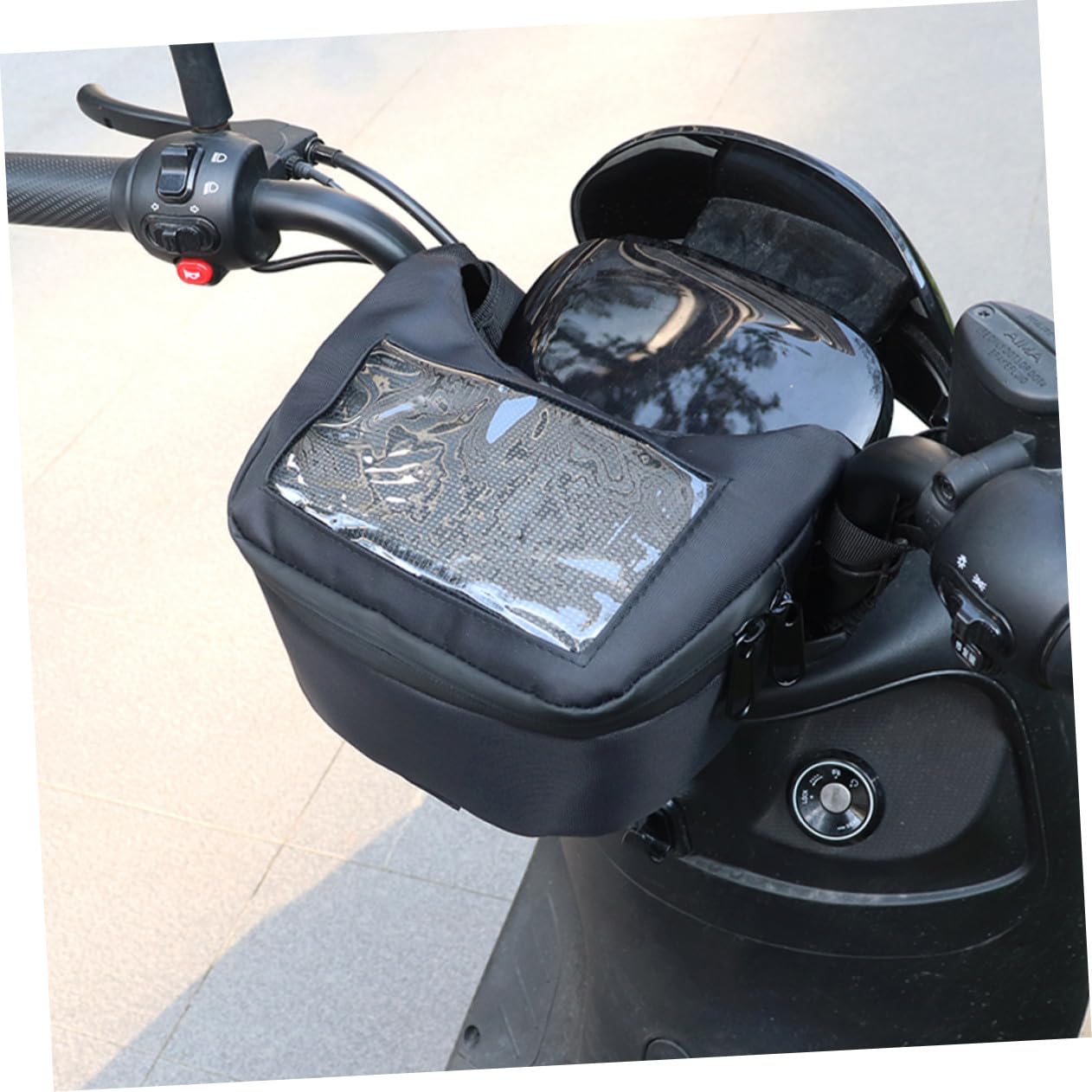 VALICLUD Borsa Manubrio per Bicicletta e Bici Elettrica in Poliestere Ampio Interno per Ciclismo e Escursioni Urbane