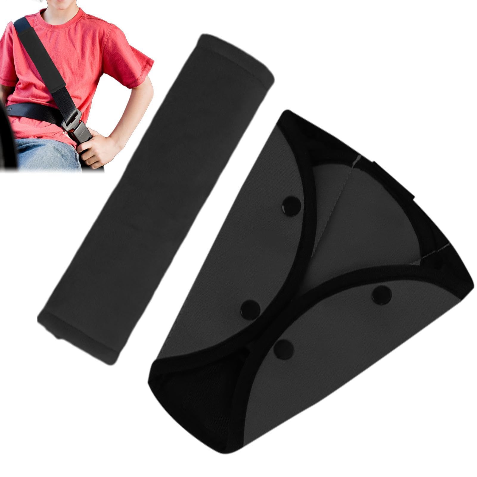 Children's Seat Belt Pads, Car Seat Belt Abdominal Protection, Children's Car Belt Adjuster, For and Travel School Away Family Trips City Drives Long Distance Drives Sedans and