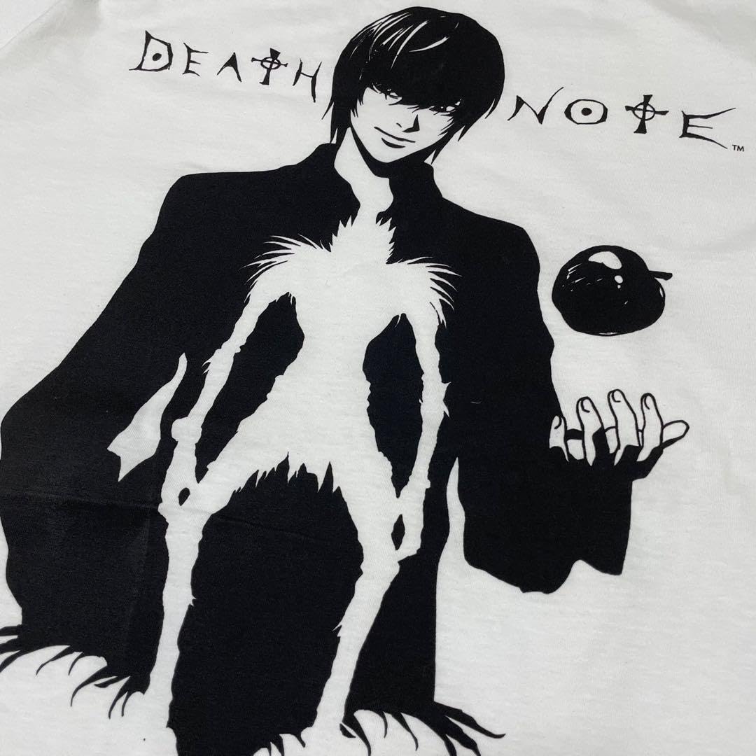 Amazon.co.jp: Death Note 漫画 アニメ TシャツL デスノート 夜神月 