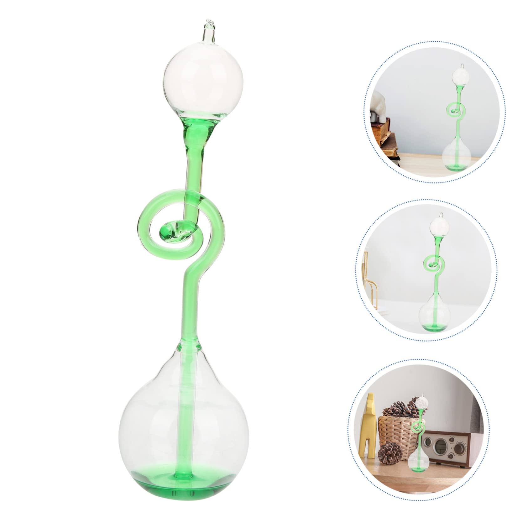 HOLIDYOYO Glass Craft Hourglass Temperature Hourglass Desktop Decoration Stylish Home Adornment New Year Birthday Wedding
