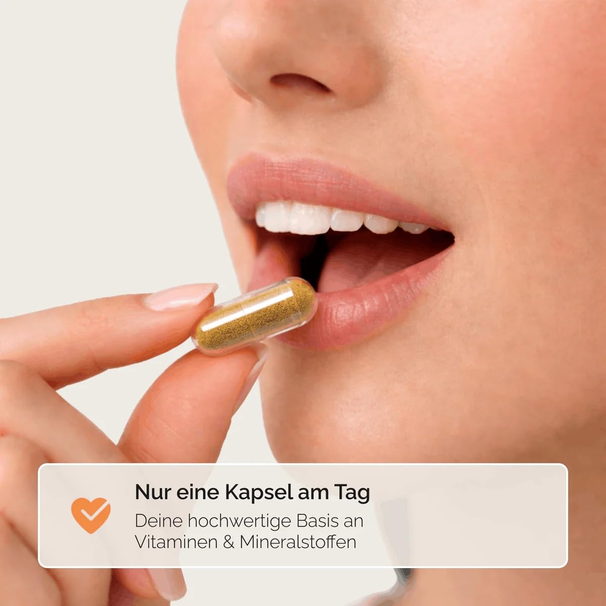 Hansegrün - 3x Daily Multivitamin Kapseln - 60 Kapseln - Trägt zu einem normalen Immunsystem¹, Zellschutz², Knochen & Muskeln³, Haut & Haare⁴, Energiestoffwechsel⁶ bei - ohne künstliche Zusatzstoffe