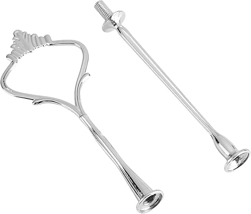 Miniatura 4 de Ejoyous Mango de soporte para plato de pastel, 3 niveles de corona de cupcakes, soporte de torre para postres y frutas, soporte de exhibición de