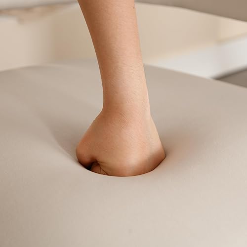 Miniatura 7 de Barrel - Silla auxiliar para sala de estar con patas de metal dorado, sillón tapizado de terciopelo suave para lectura para dormitorio, sofá