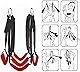 Upgraded 3-Layer Thickened Suspension Swing Yoga Harness Red