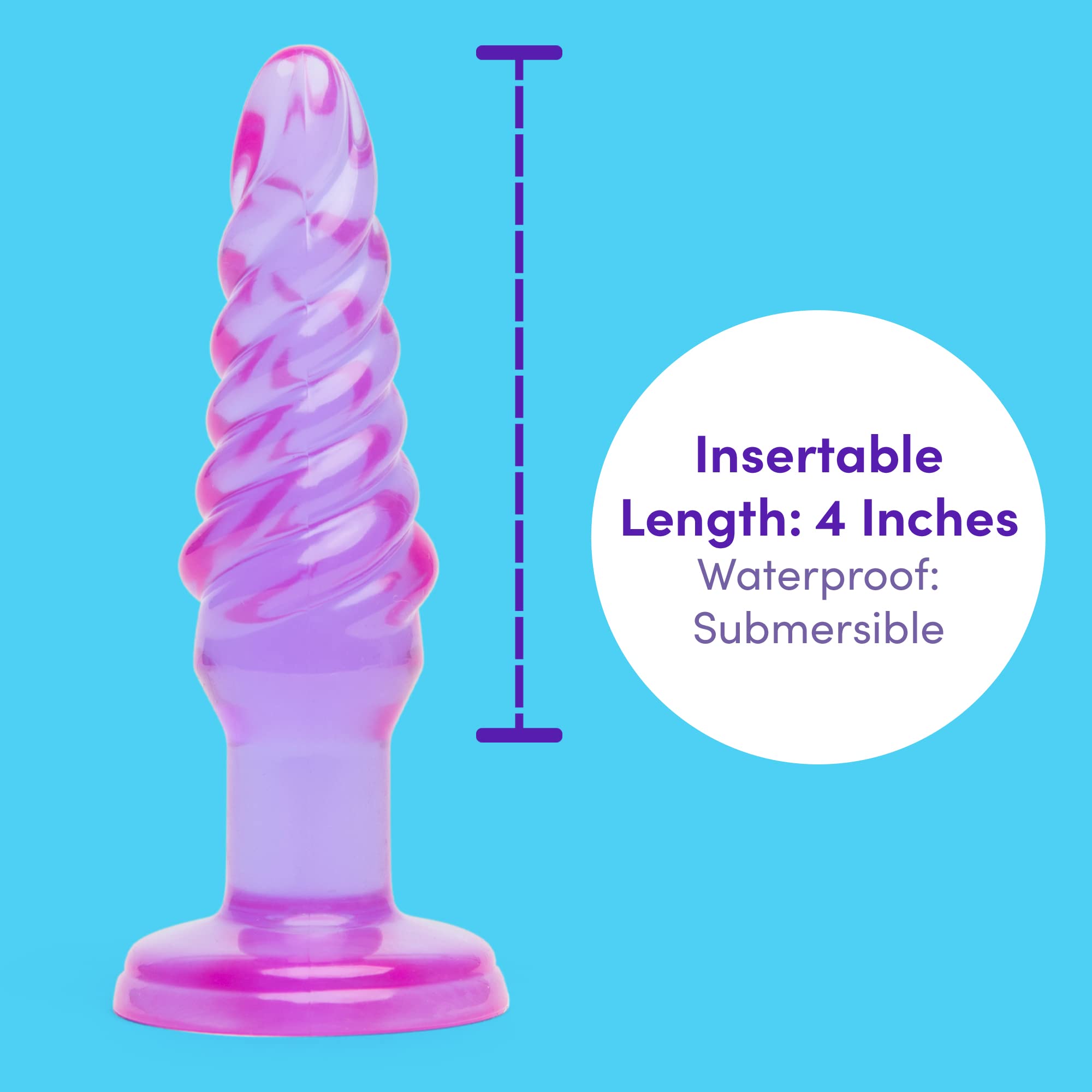 Amazon.com: Lovehoney Spiral Butt Plug | Anal Sex Toys for Men, Women,  Couples | 4 Inch Beginner Sex Toys | Anal Trainer Prostate Massaging Device  with Suction Cup