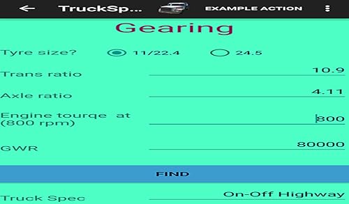 TruckSpec
