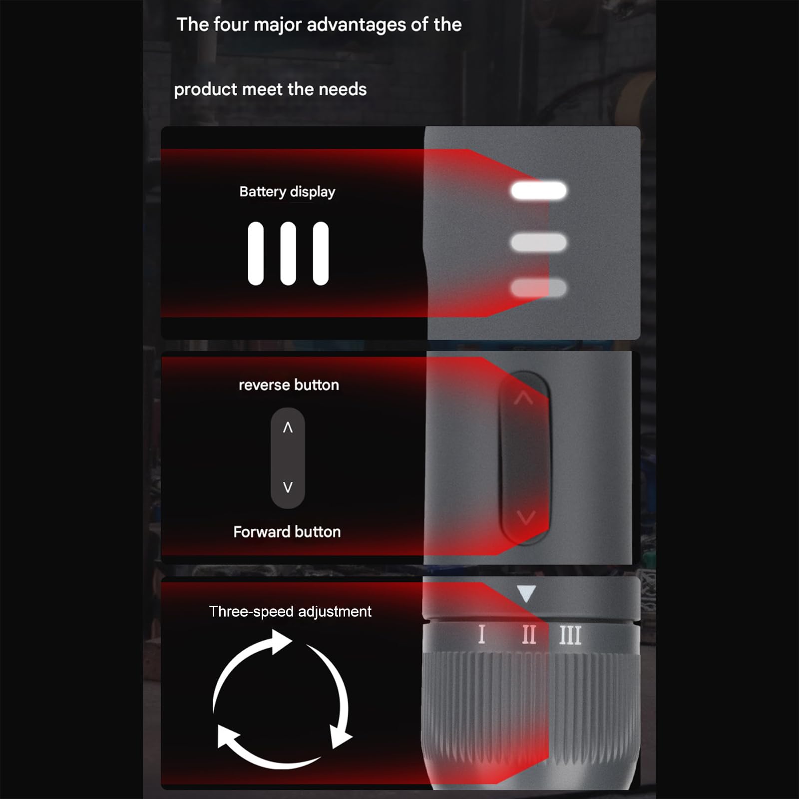 Destornillador eléctrico inalámbrico, modo doble, manual, automático, 5 N·m, pares de torsión y soportes de brocas, destornillador eléctrico móvil