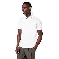 EMPORIO ARMANI Polo Uomo Logo Ricamo Bianco L