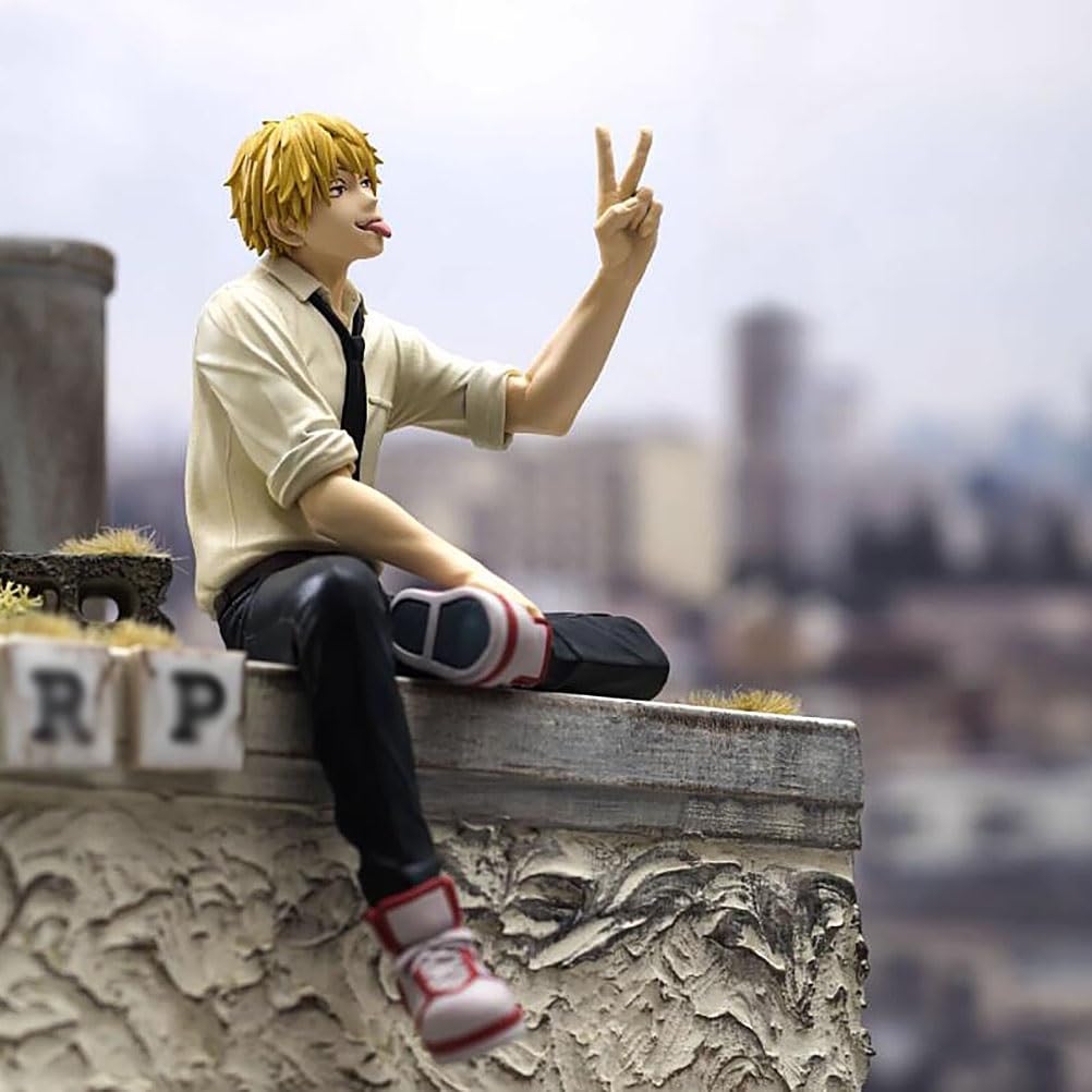 Amazon.co.jp: QIANGZI 14cm チェーンソーマン デンジ PVC スタチュー