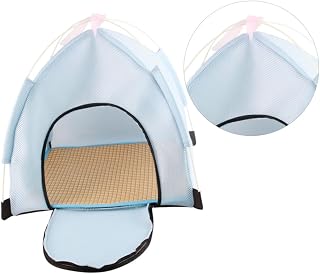 CIYODO Tienda de Campaña para Mascotas Portátil para Exteriores Resistente a La Lluvia Pequeña con Protección Solar Plegable Fácil de Almacenar Color Amarillo Suministros para Mascotas