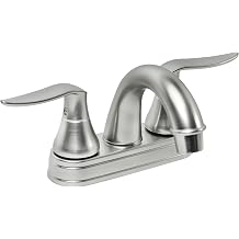 Dura Faucet Elegant Arc Spout RV Lavatory Faucet Brushed Satin Nickel