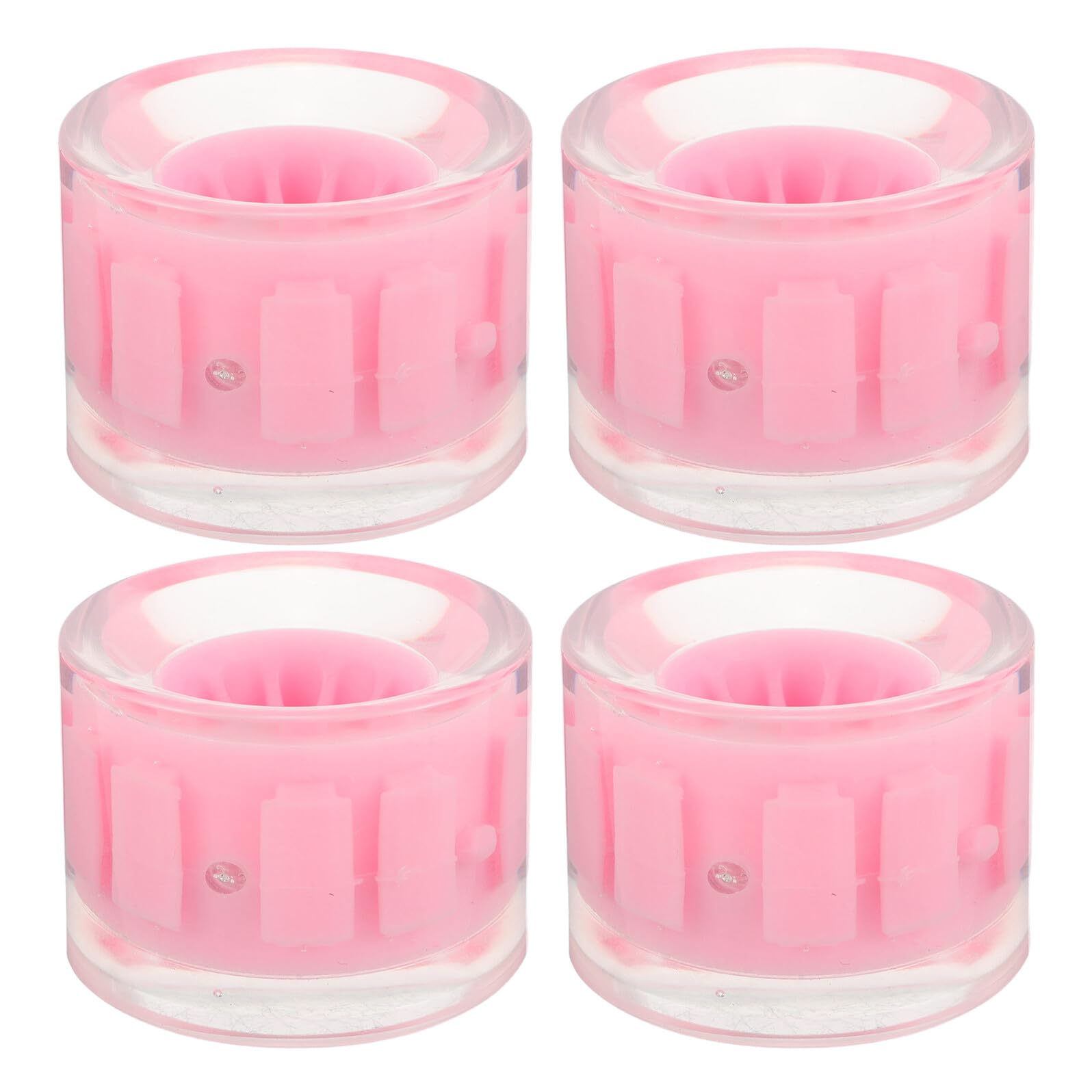 Ruedas de Longboard Iluminadas Rosa 4 Piezas Diseño