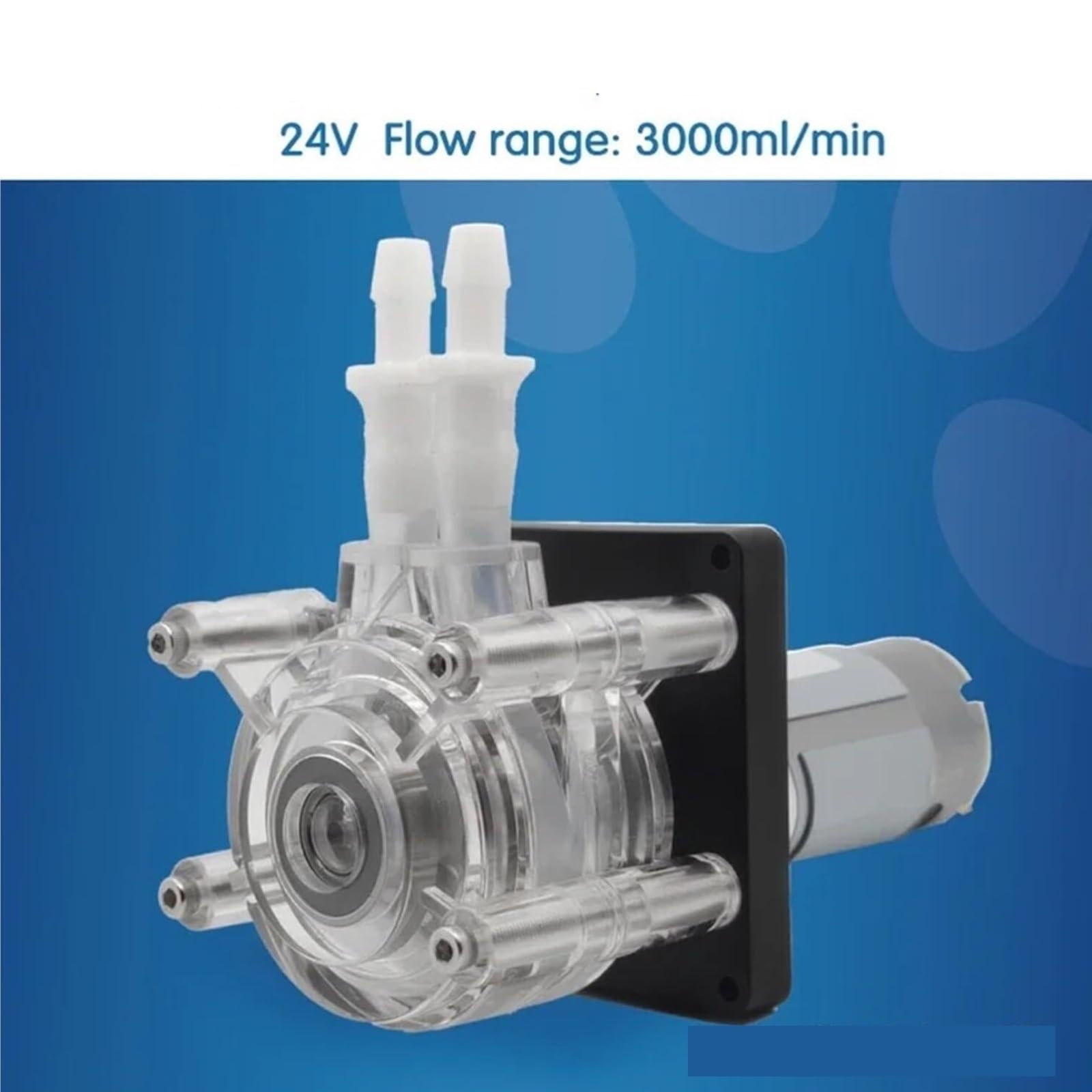 Bomba de agua, Bomba Peristáltica De Flujo 24V (3000ml/min), Autocebante Para Acuario, Cambio Automático Agua Y Transferencia Química Laboratorio,para grifo de agua