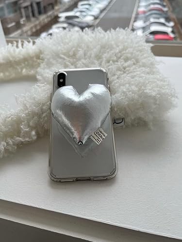 Miniatura 5 de Funda estética para teléfono con agarre Y2K para mujer, compatible con iPhone 14 Pro Max (gris, iPhone 14 Plus)