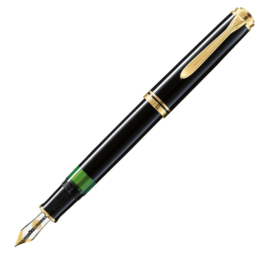 Pelikan 　ペリカン　万年筆 M400 14金 585F Amazon.com : Pelikan Souverän M400 Fountain Pen, Fine Nib