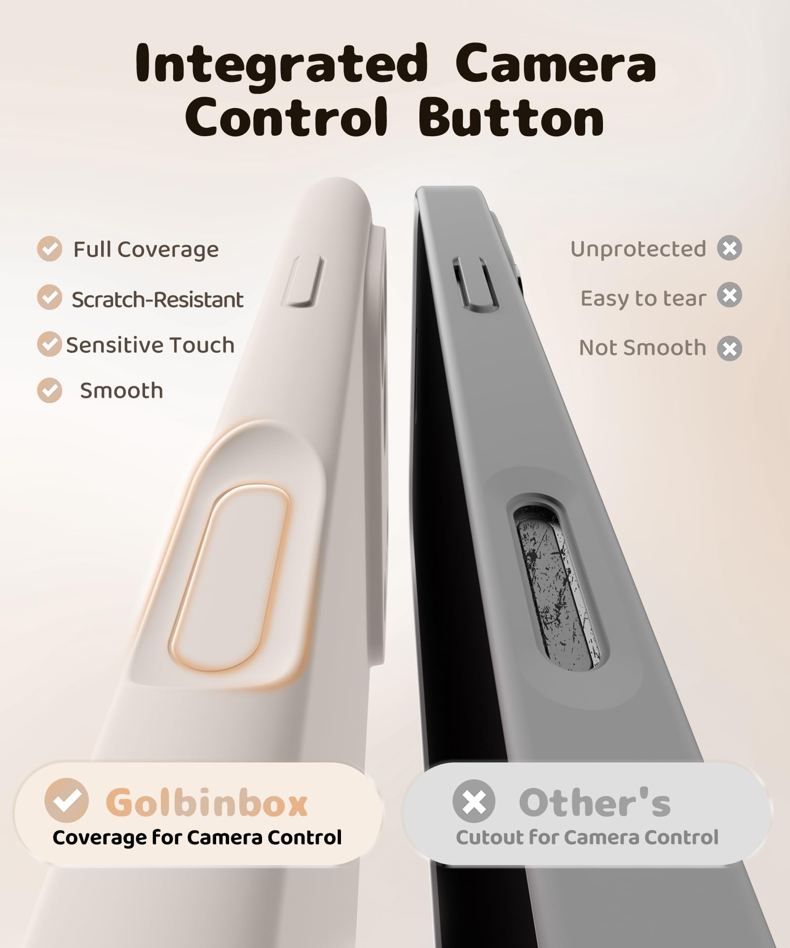 GolbinBox Funda magnética para iPhone 17 Pro Max, compatible con MagSafe, protección completa de la cámara, funda de silicona líquida con bonita oreja de gato, funda de cuerpo completo a prueba de