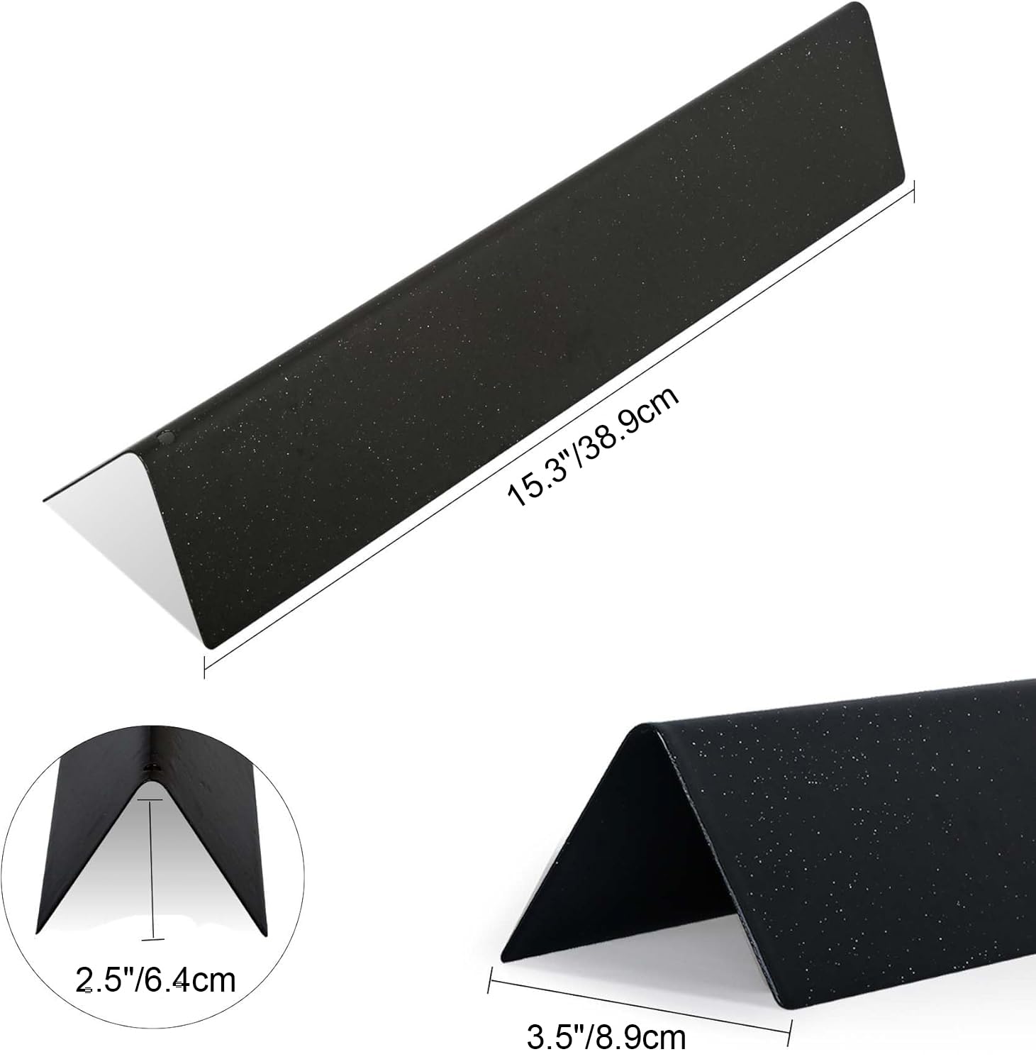 7635 Porzellanemaille Flavorizer Bars für Weber Spirit I & II 200 Series, Spirit E210 S210 E220 S220 (mit vorderen Brennerknöpfen), 38,9CM