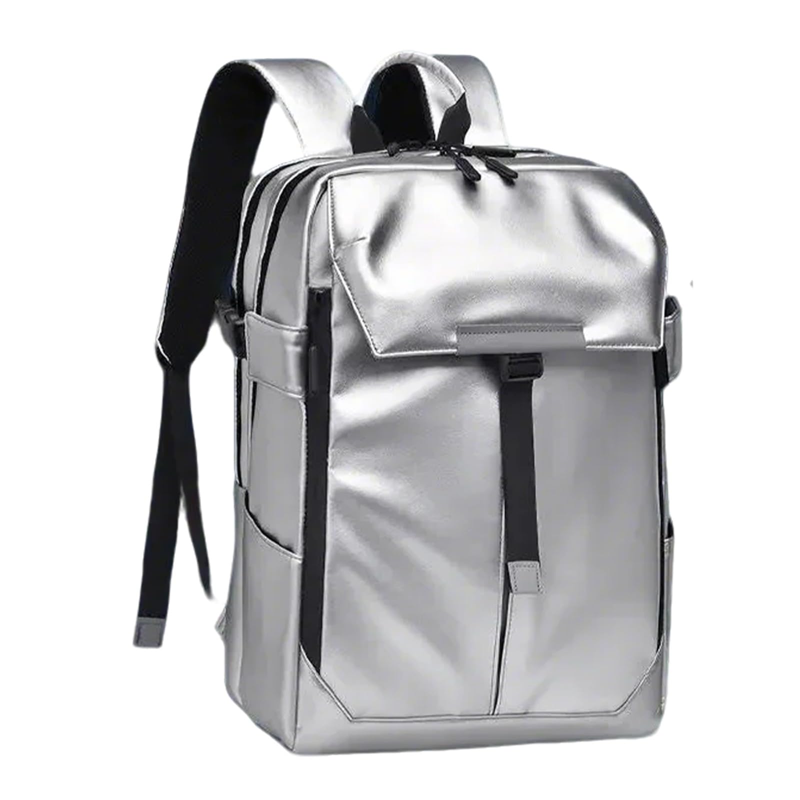 Custodia per laptop a tre strati da 17,3 pollici, per notebook da 15,6 pollici, multifunzionale, per pendolarismo, viaggi di lavoro, zaino per laptop multifunzione nero