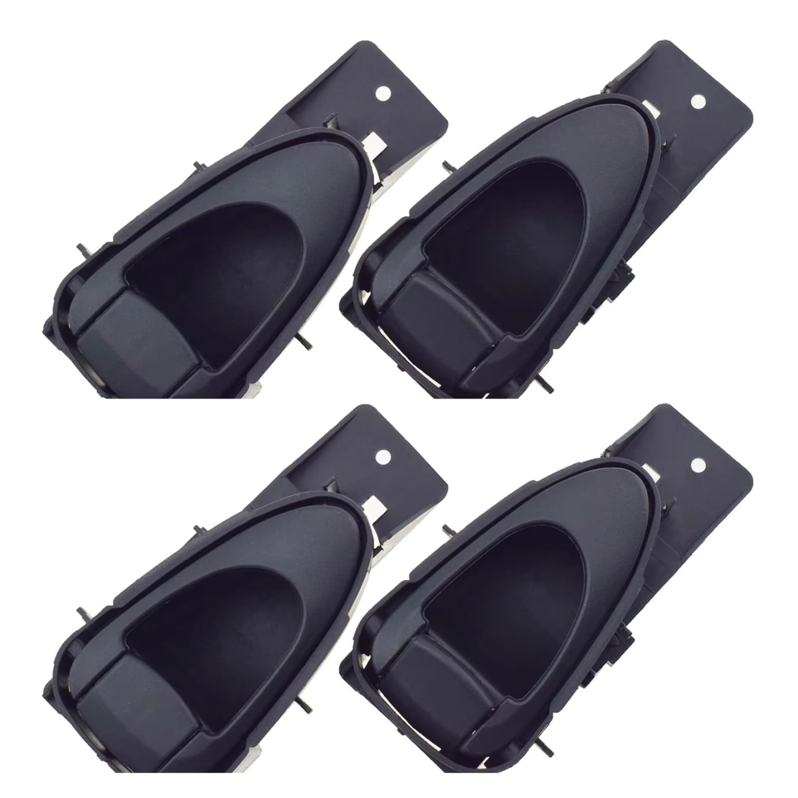 BYSKJZ Car Inner Door Handle for Daewoo for Lanos 1998 1999 2000 2001 2002 Front Rear Left Right Interior Door Handle 96276439 96276437(4pcs kit)