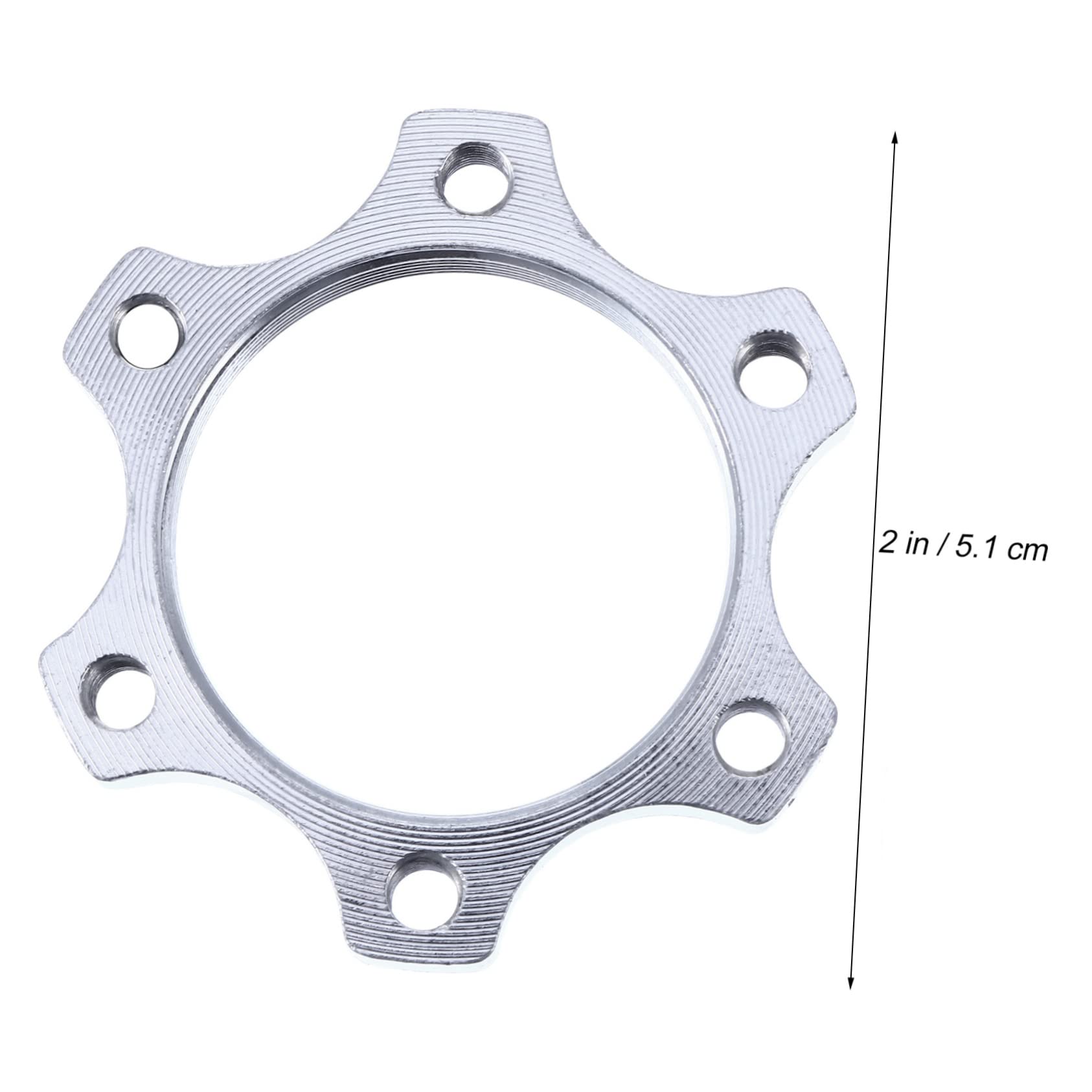 Happyyami 6Pcs Bolt Rotor Disc Adapter for Mountain Bike Disc Brake Conversion Lightweight Bike Hubs Disc Adapter for Enhanced Braking Performance Easy Installation Durable Design
