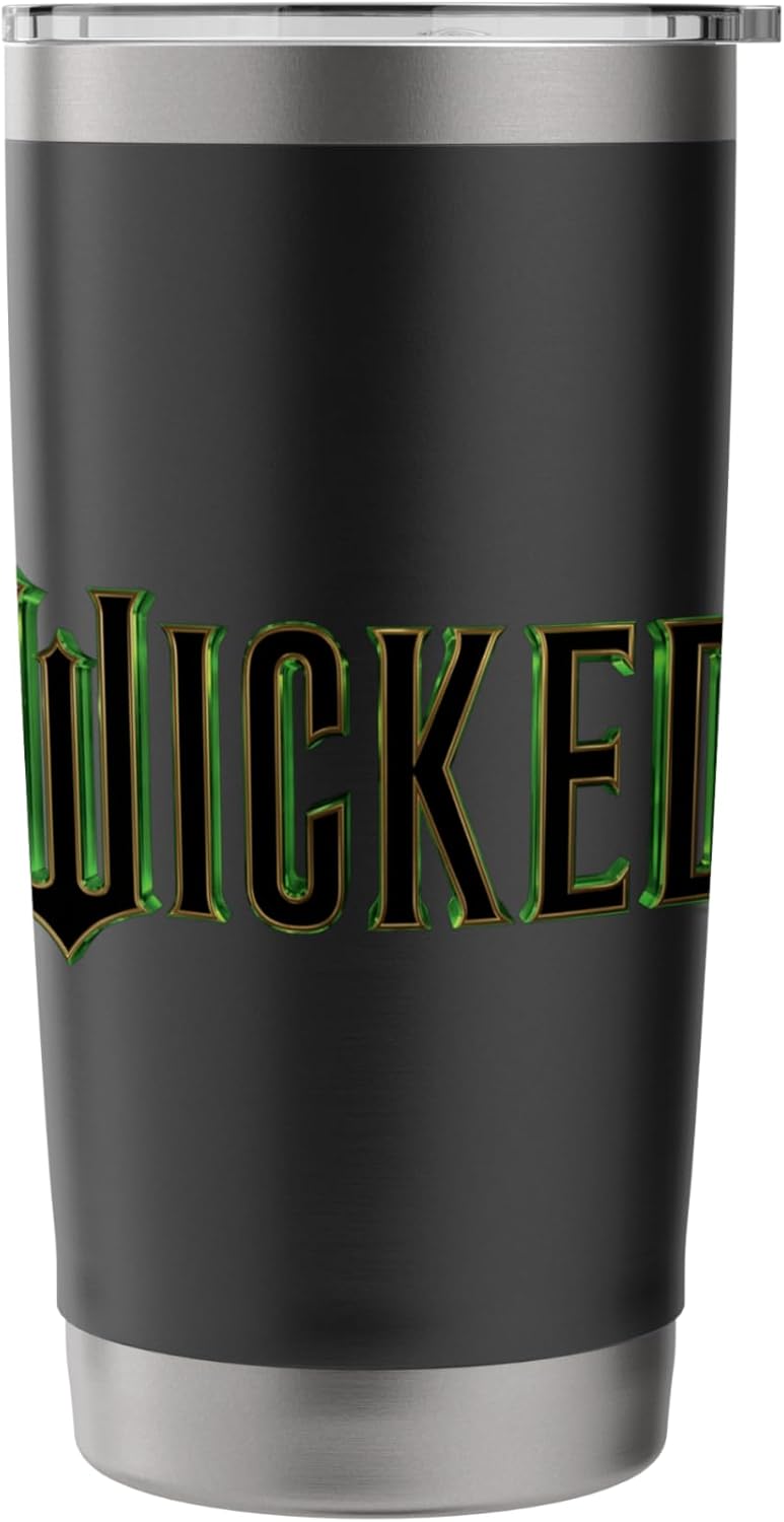 Wicked Movie Logo Stainless Steel Insulated Tumbler - Image 3