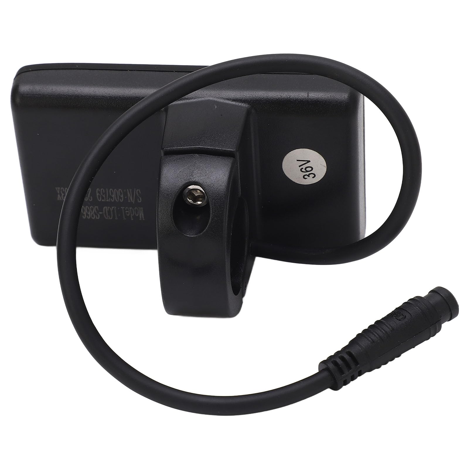 Écran LCD pour Scooter électrique, Ordinateurs de Vélo 24 V 36 V 48 V 60 V Panneau de Commande D'affichage LCD avec Prise 6 Broches Connecteur étanche Panneau LCD de Vélo