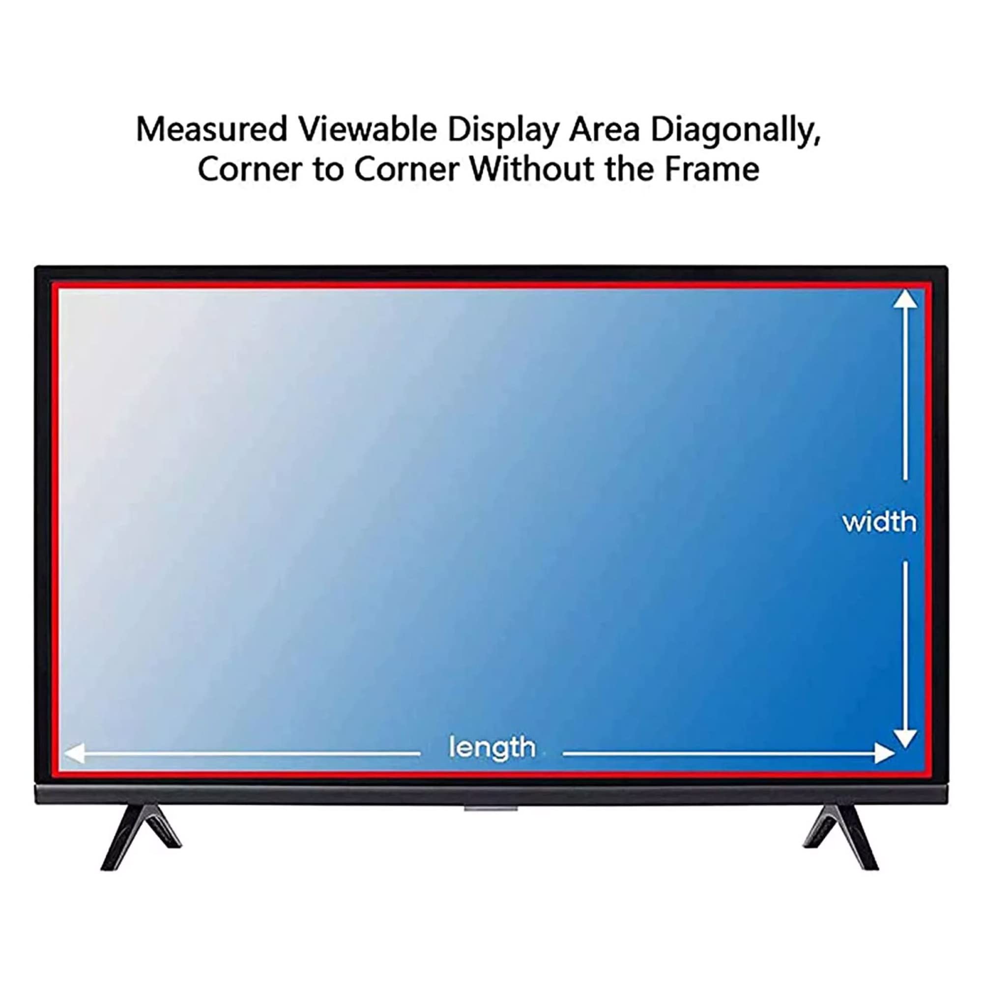 Folia ochronna na ekran telewizora Smart TV dla ekranów LCD i LED 50-75" (60in1327x749mm)