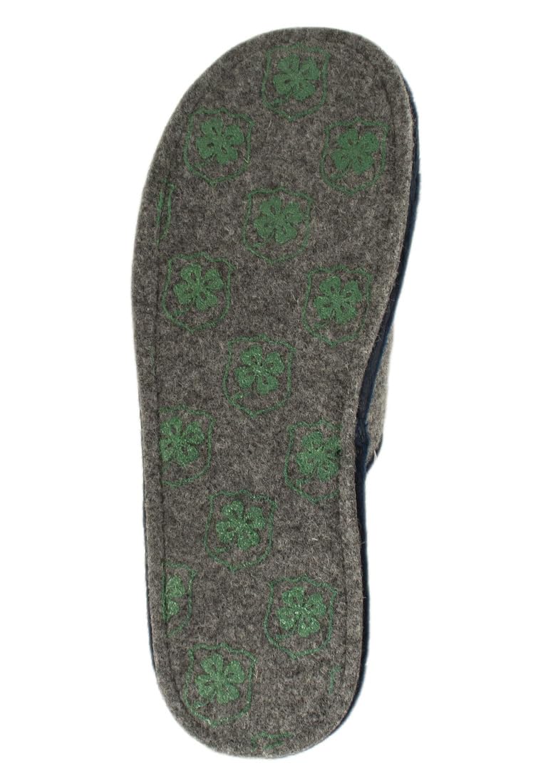 Adelheid Hausherr Filzpantoffel, Farbe:Rabenschwarz, Größe:42/43