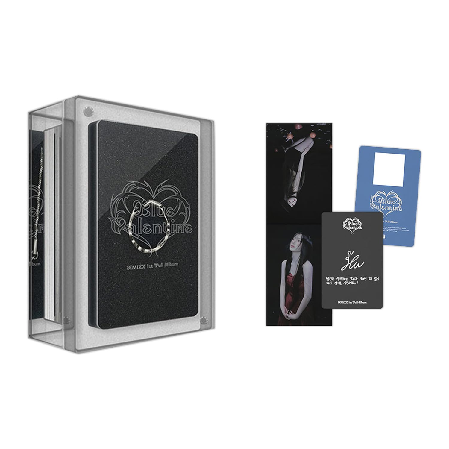 NMIXX - 1st Full Album Blue Valentine Love Token Ver. Case + Photo Book + QR Card + User Guide + Gift