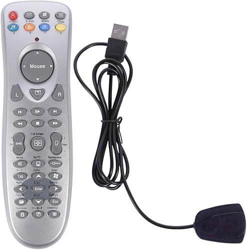 Miniatura 7 de Control remoto, USB portátil ratón teclado PC portátil control remoto con receptor infrarrojo