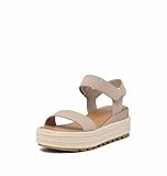 Sorel Women's Cameron Flatform Sandal, Crushed Clay/Gum 17, 7.5