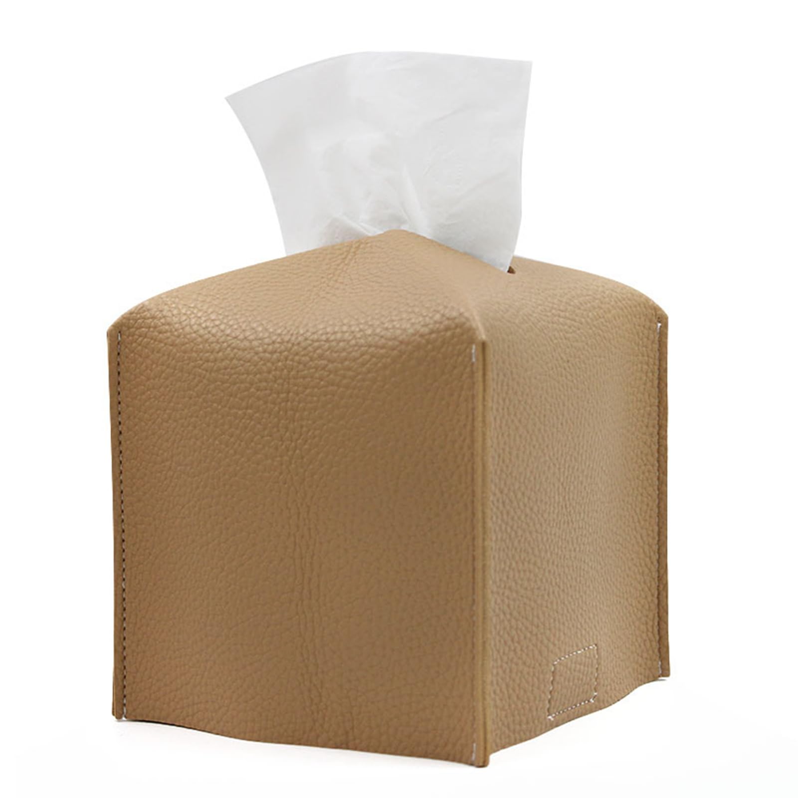 rectangular tissue box cover, Tissue Box Cover Modern PU Leather Square Tissue Box Holder Decorative Organizer
