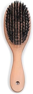 Oval Wooden Hair Brush – Natural Wooden Handle & Bristles for Gentle Detangling, Scalp Massage, Smooth & Shiny Hair – Suitable for All Hair Types, Men, Women & Kids