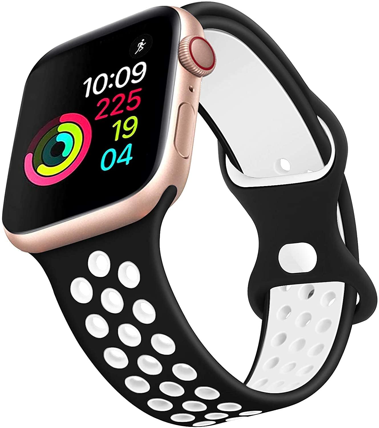 M.G.R.J® Sport Watch Bands Compatible with Apple Watch Bands for Men Women 49mm 46mm 45mm 44mm 42mm 41mm 40mm 38mm, Breathable Silicone Strap for iWatch Band Series 11 10 SE Ultra 9 8 7 6 5 4 3 2 1-image-36