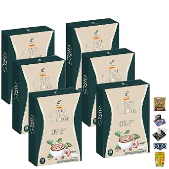 Arabica Instant Roasted Fruit Snack Good Shape S Sure Pro Coffee Intense Delicious Much Mellow 150Gram/Box10 Sachets Set 6 By Beautygoodshop [Get Free For You Beauty Gifts]