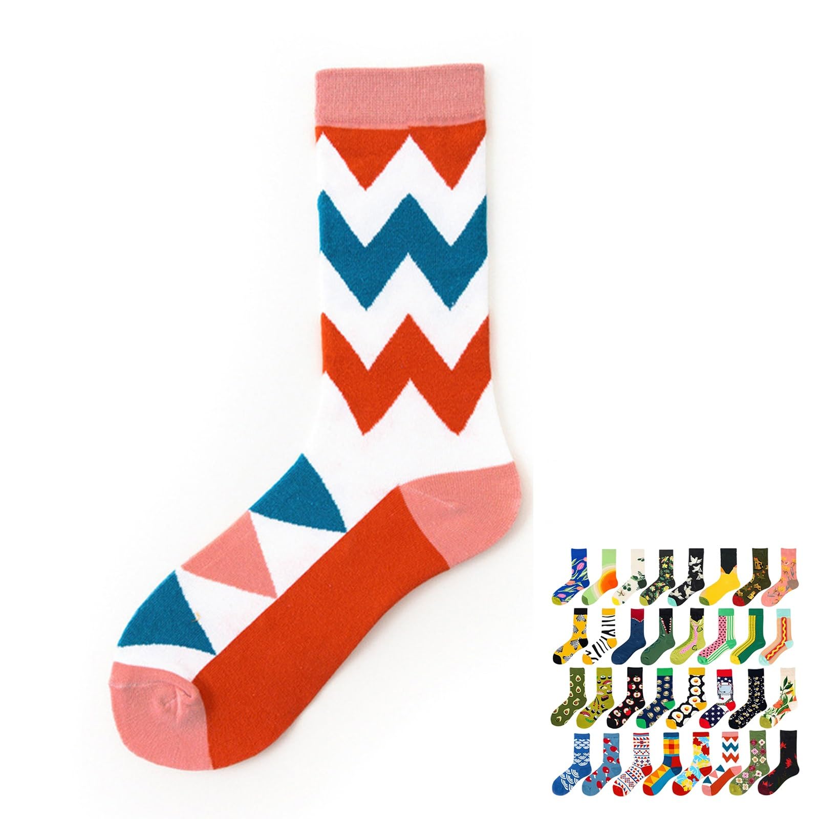 Calcetines cálidos de mujer con tejido grueso y tacto suave para invierno