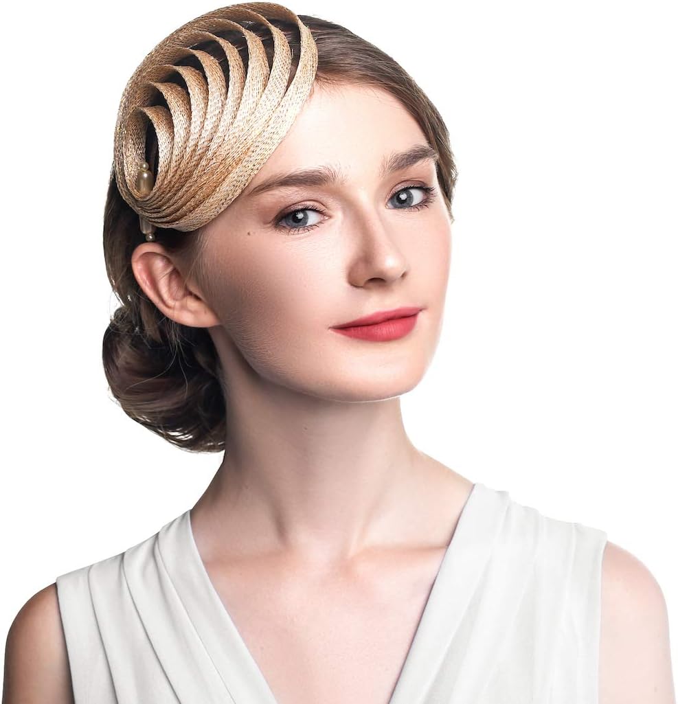 Fascinators Hat Cocktail Wedding Tea Party Church Headband for Women USA Made