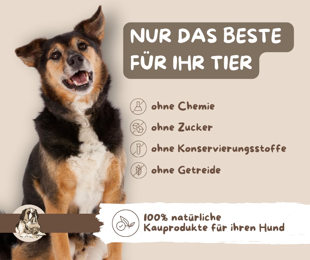 Warnick's Hundesnack Rinderdörrfleisch - 5 kg | Naturkausnack für Hunde aus 100% Rind - Naturbelassen & fettarm - Splitterfrei zur Zahnpflege, ohne Zusätze