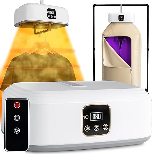 Secadora de ropa portátil compacta, plegable, de bajo consumo para apartamentos, viajes, espacios pequeños, hoteles, casas rodantes, dormitorios y