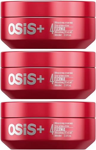 OSiS+ FLEXWAX Ultra Strong Cream Wax, 2.8-Ounce (3-Pack) OSiS+ FLEXWAX Ultra Strong Cream Wax, 2.8-Ounce (3-Pack)