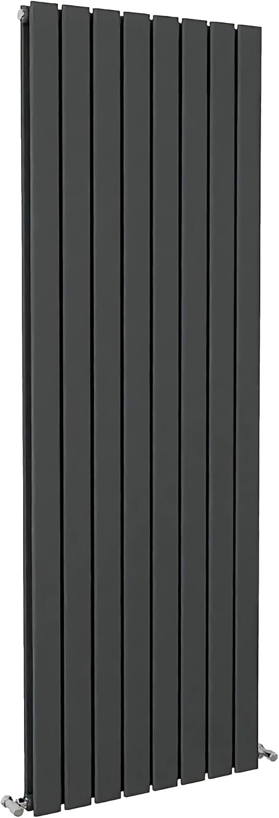 Anthracite Vertical Radiator Double Column Flat Panel Central Heating Radiators 1600 * 544mm