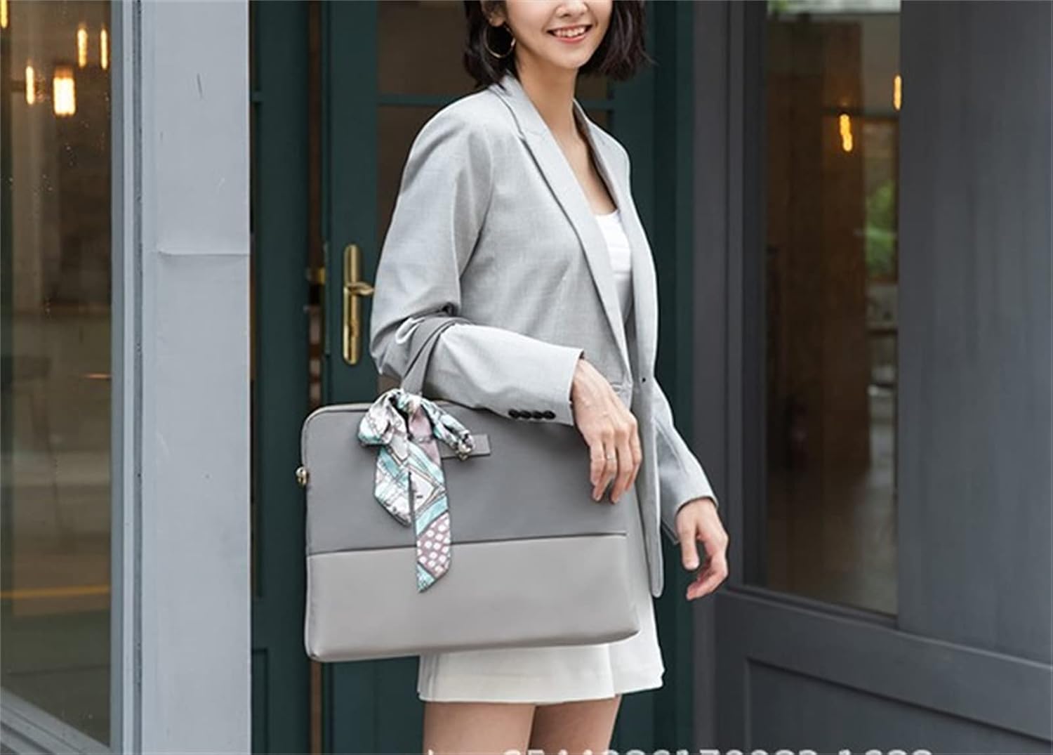 Women's Laptop Sleeve Case for Notebook Handbags Laptop Bag Case With Ribbon Decoration